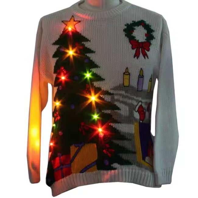 wholesale custom xmas funny knitted ugly christmas jumper sweater unisex - Image 3