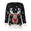 funny christmas ugly sweater dress with led lights - Image 4
