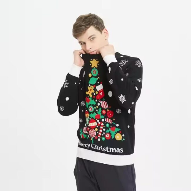 ugly christmas sweater custom wholesale christmas sweater for adults - Image 2